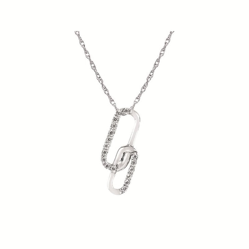 Ostbye .05 Ctw. Diamond Pendant in 14K Gold