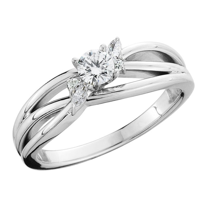 Berco Jewelry .10tw + 1/4center Engagement R