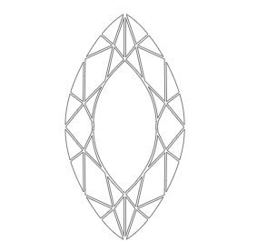 0.31 Carat, Marquise Shaped Diamond