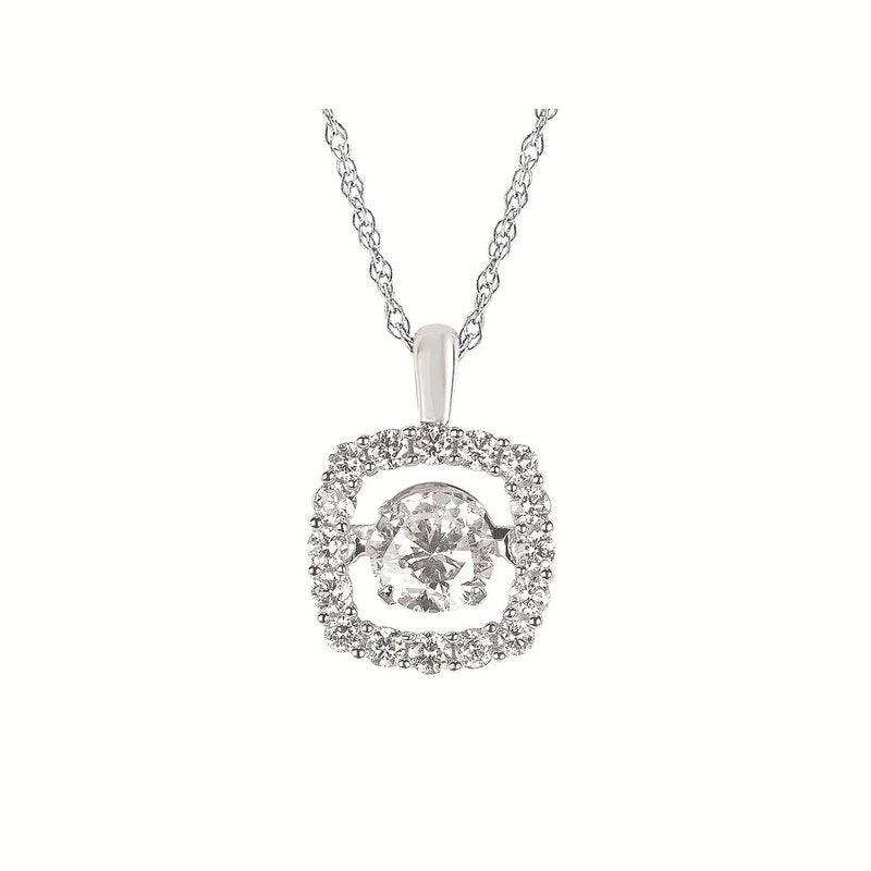 Ostbye Eco-Brilliance™ .75 Ctw. Lab-Created Diamond Shimmering Pendant In 14K Gold