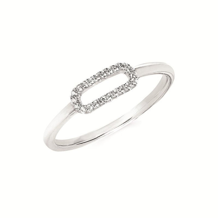 Ostbye 0.07 Ctw. Diamond Fashion Ring in Sterling Silver